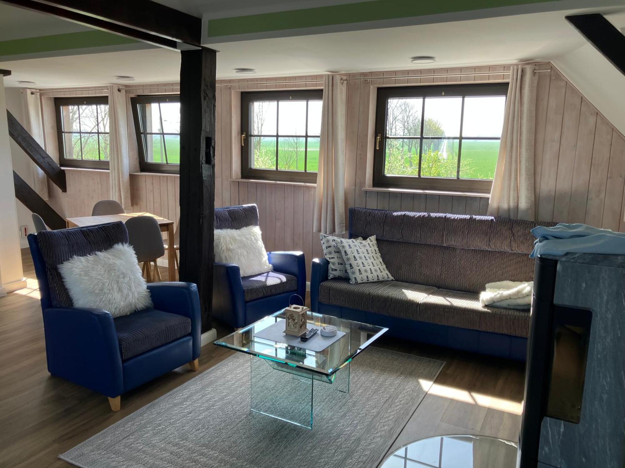 Grosse 4 Sterne Ferienwohnung Beim Boddenstrand Sundhagen-Niederhof المظهر الخارجي الصورة